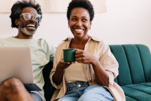 A couple enjoying quality time together